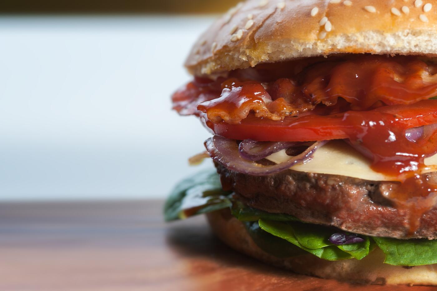 Ein Hamburger