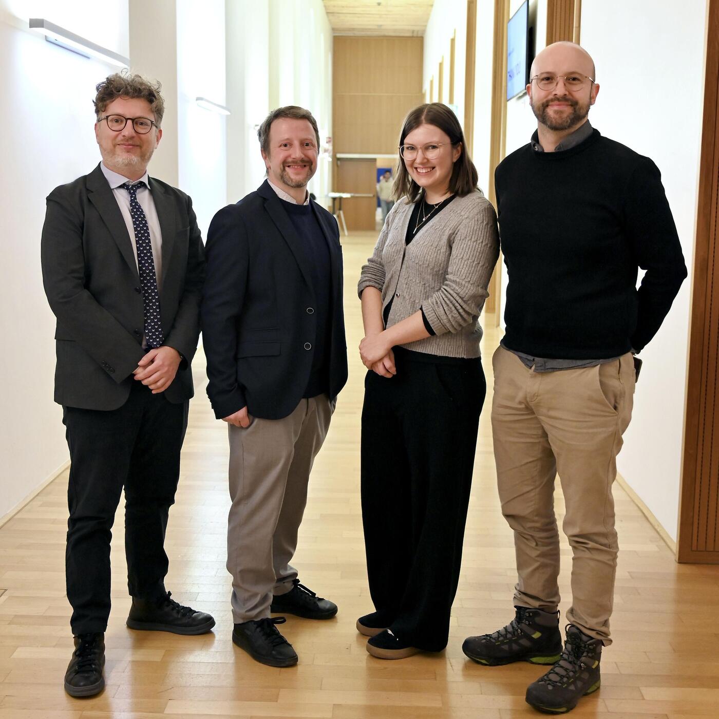 Autoren der Publikation Davide Seruggia, Florian Halbritter, Sophie Müller und Luis Montano-Gutierrez